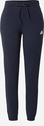 Effilé Pantalon de sport 'Essentials' ADIDAS SPORTSWEAR en bleu : devant