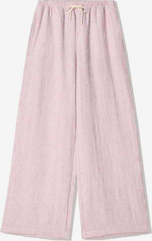 Bershka Панталон в червено: отпред