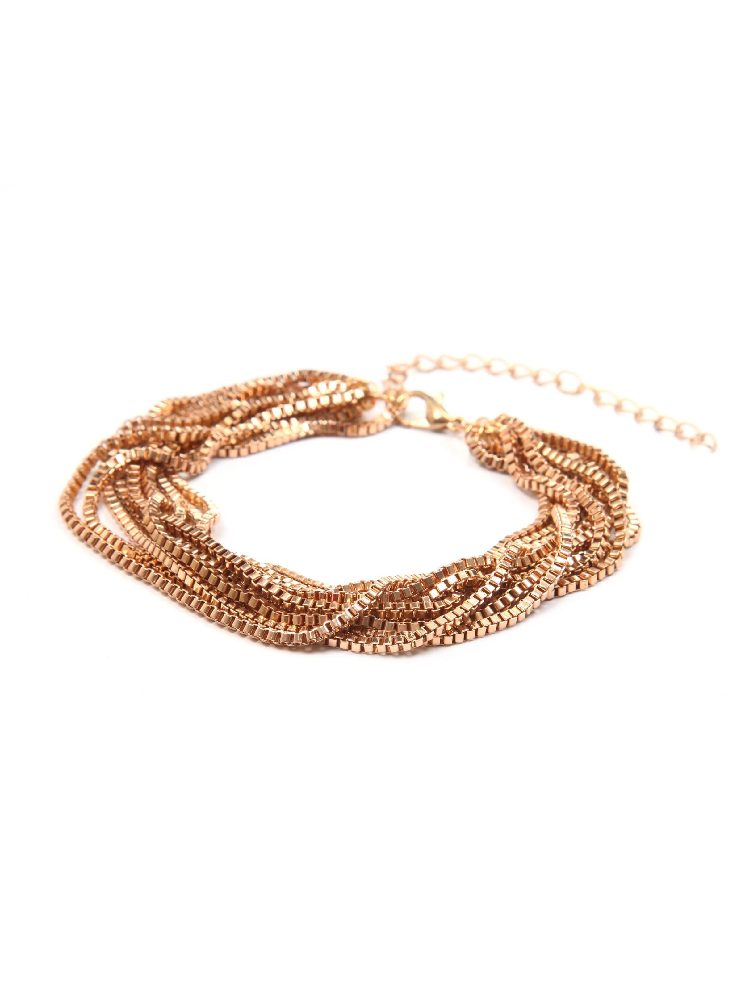COLLEZIONE ALESSANDRO Armband 'Braciale'‌‌‌ in Gold: Vorderseite
