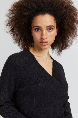 ICHI Sweater 'KAMARA' in Black