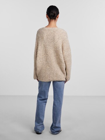 PIECES Sweater 'Fika' in Beige