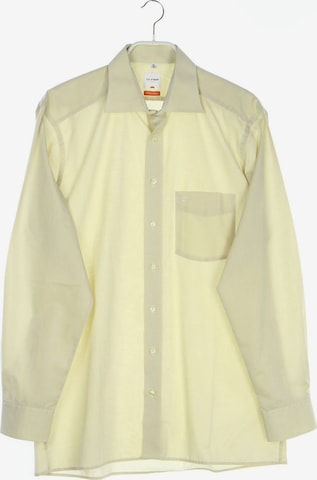 OLYMP Button Up Shirt in XL in Beige: front
