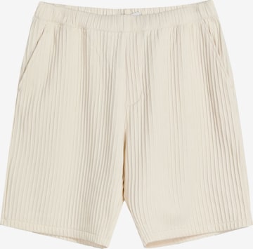 Bershka Панталон в бяло: отпред