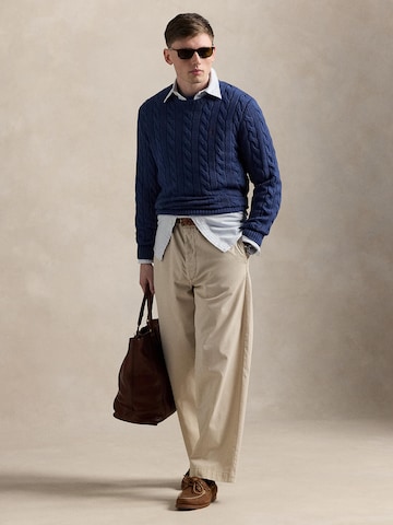 Polo Ralph Lauren Regular fit Пуловер 'DRIVER' в синьо