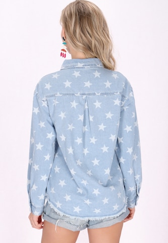 IZIA Blouse in Blue