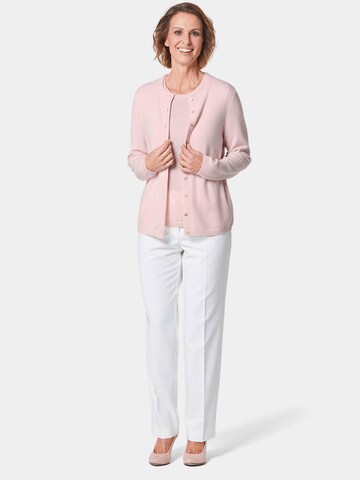 Goldner Strickjacke in Pink
