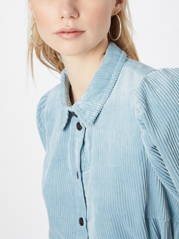 Robe-chemise 'Livia' MSCH COPENHAGEN en bleu
