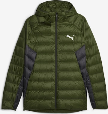 PUMA Performance Jacket 'PackLITE' in Green: front