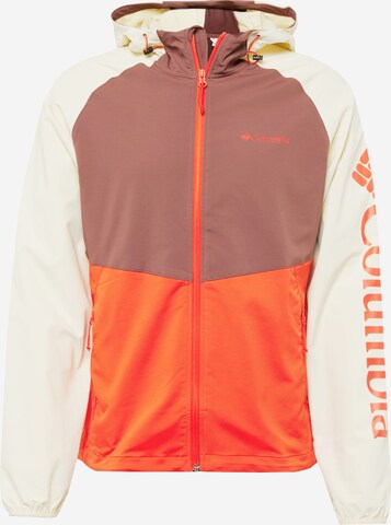 Veste outdoor 'Panther Creek' COLUMBIA en orange : devant