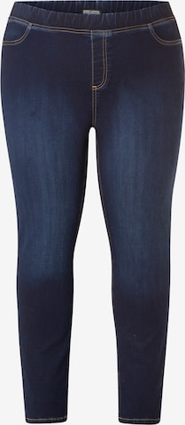 BASE LEVEL CURVY Jeggings 'Tessa' in Blue: front