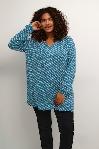 KAFFE CURVE Tunic 'Marca' in Blue