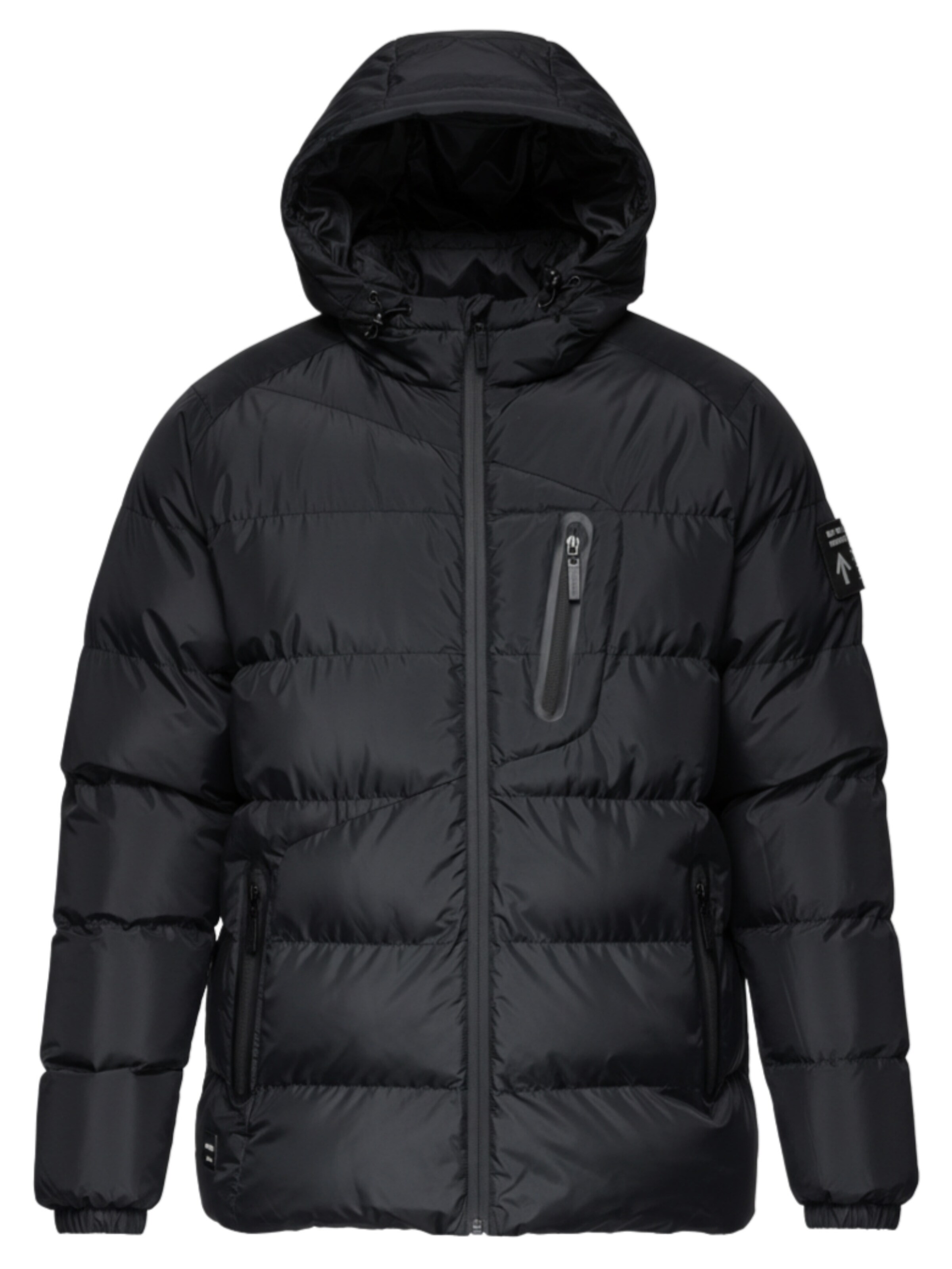 Ombre - Chaqueta de invierno en negro: frente