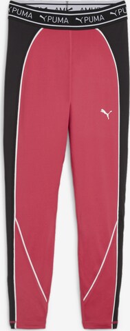 Skinny Pantalon de sport PUMA en rose : devant