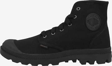 Palladium Schnürboots 'Pampa' in Schwarz: predná strana