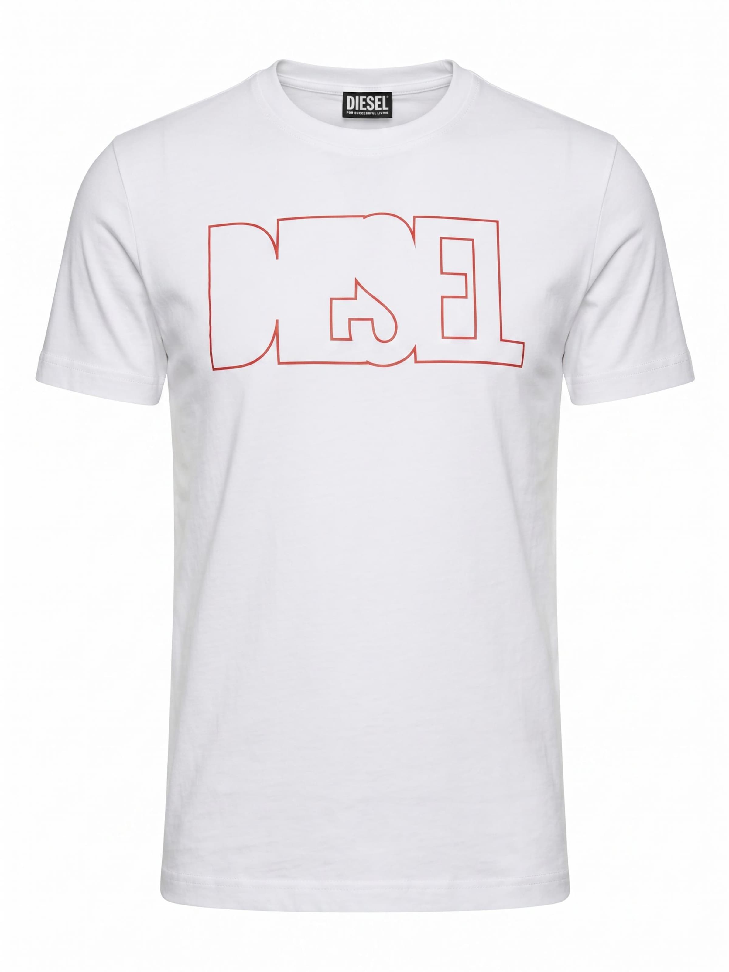 T-Shirt 'T-DIEGOR 250215' DIESEL en blanc : devant