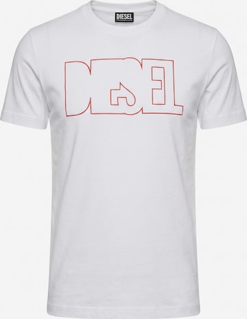 T-Shirt 'T-DIEGOR 250215' DIESEL en blanc : devant