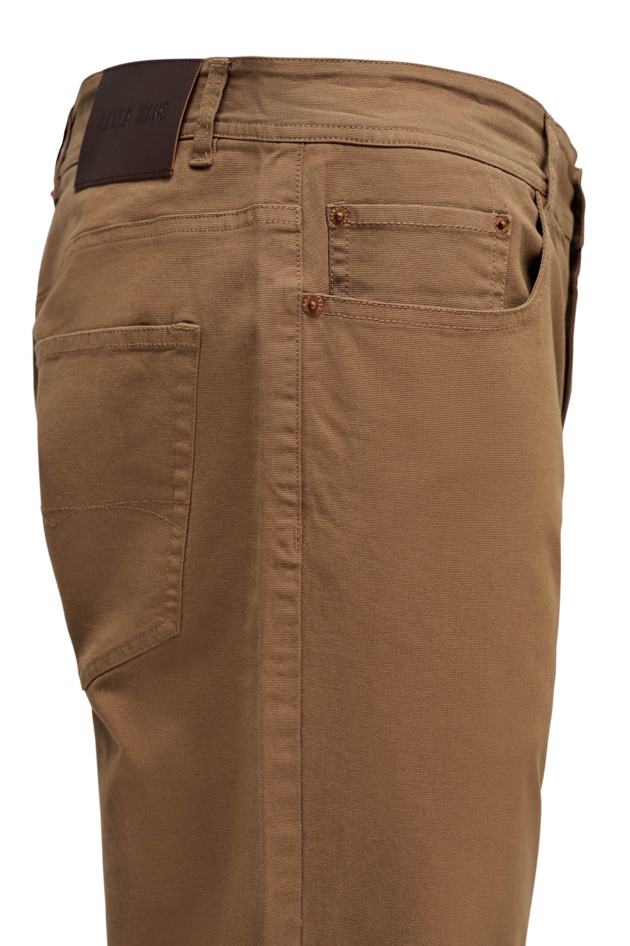 Salsa Jeans Regular Chino in Bruin