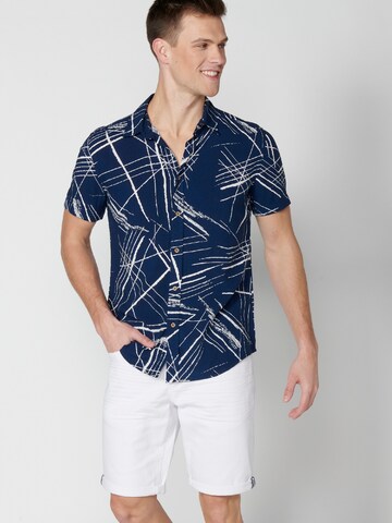 KOROSHI Regular Fit Paita värissä sininen