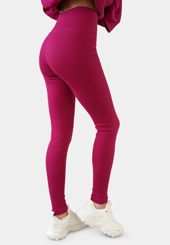 Ombre Skinny Leggings in Roze