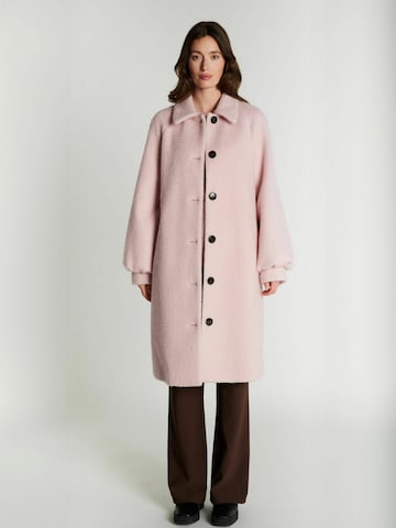 RUE de FEMME - Sobretudo de inverno ' Addison ' em rosa: frente
