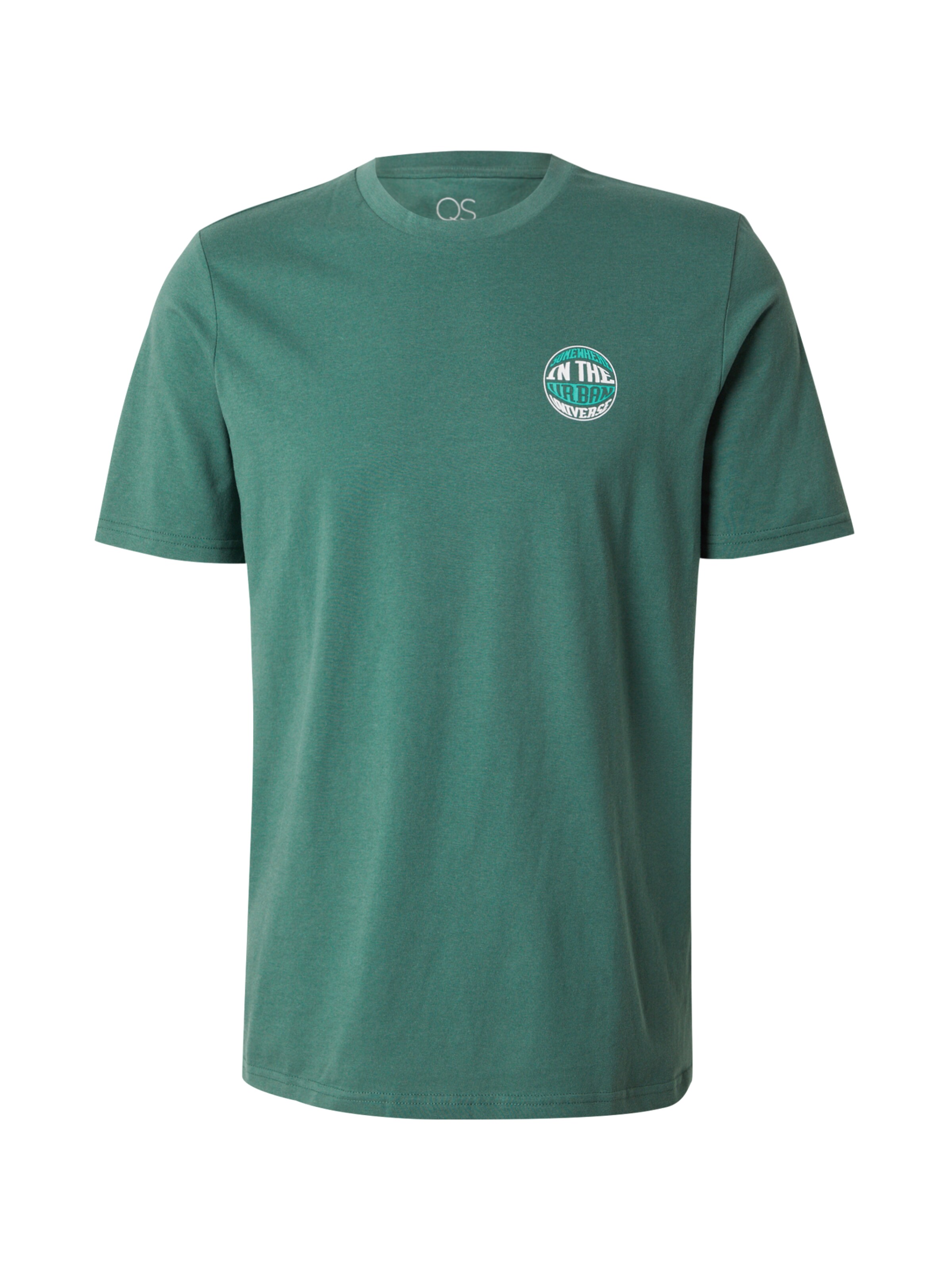 QS Shirt in Groen: voorkant