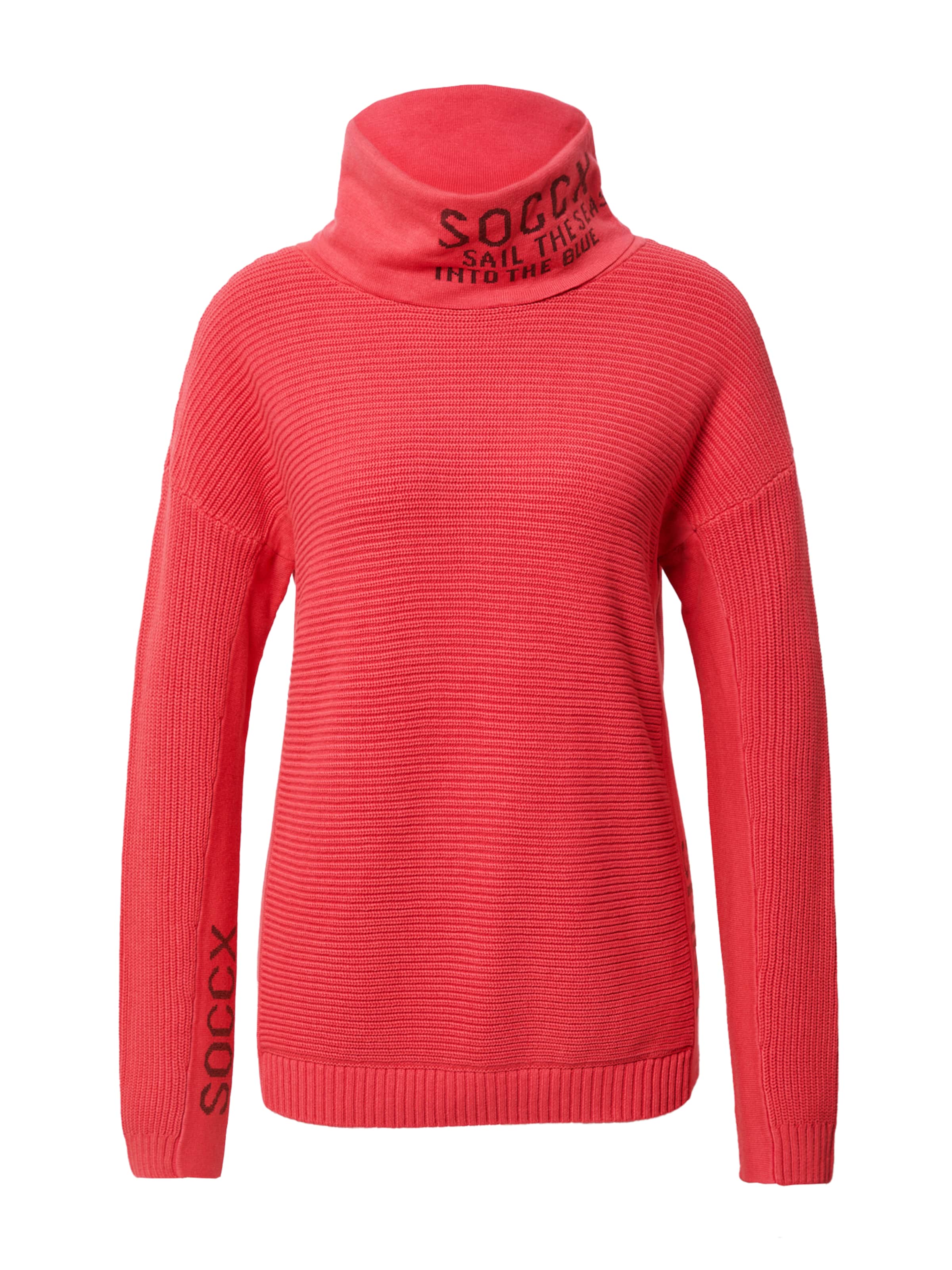 Soccx Pullover 'Into The Blue' in Rot: Vorderseite