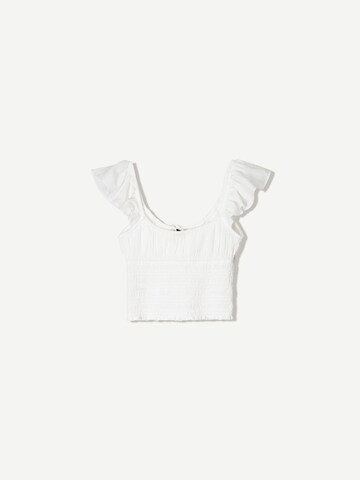 Haut Bershka en blanc