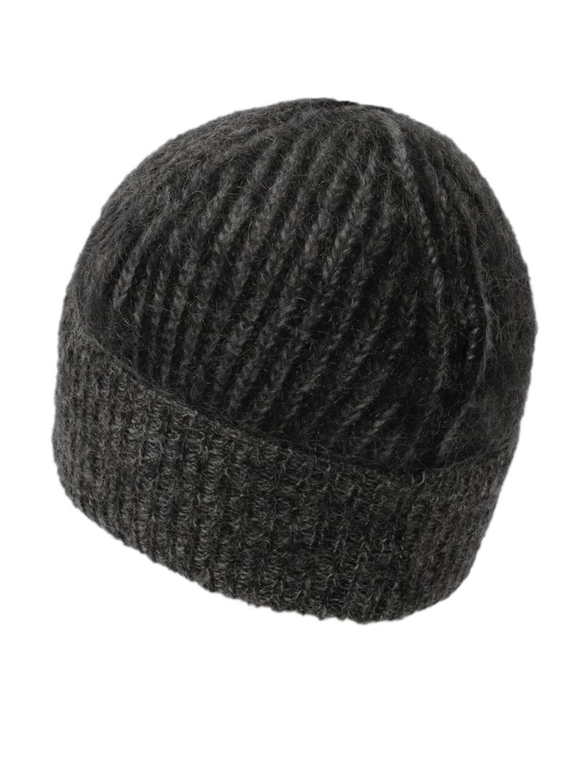 pilka DIESEL Megzta kepurė 'K-EDRO-MOHAIR-CAP'