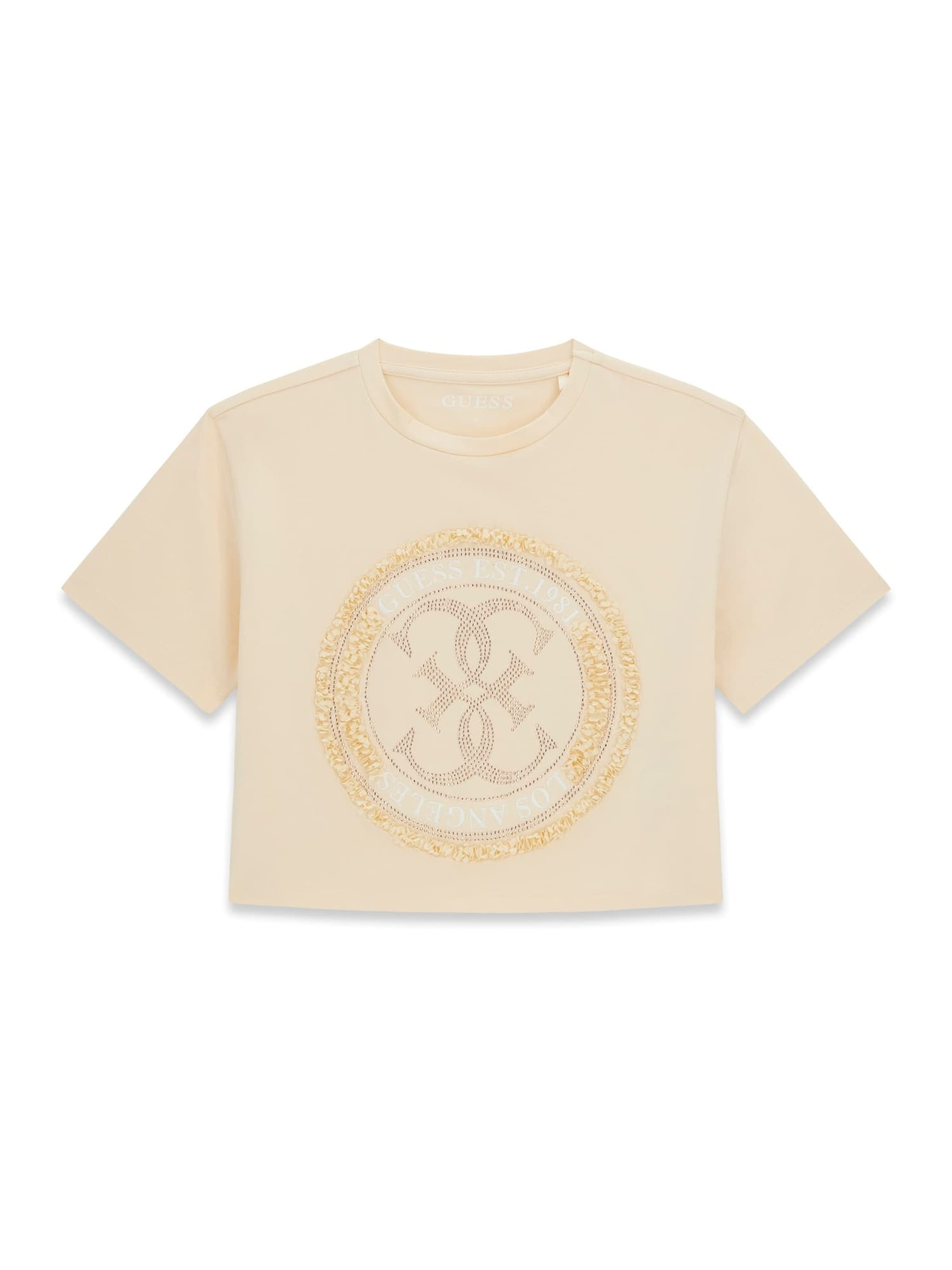 GUESS T-Shirt in Beige: Vorderseite