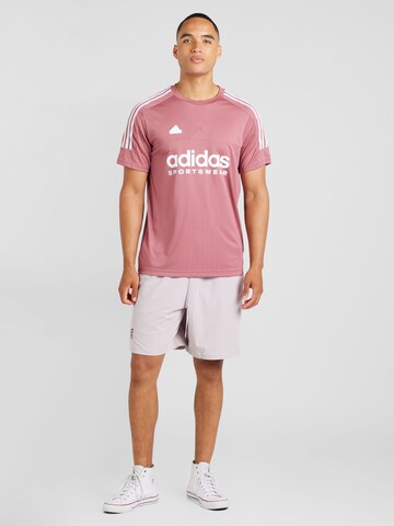 ADIDAS PERFORMANCE Performance shirt 'TIRO' in Pink