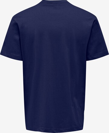 Only & Sons - Camiseta 'MAX' en azul