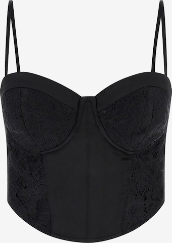 GUESS Top in Schwarz: predná strana