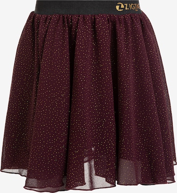 ZigZag Skirt 'Blake' in Purple: front