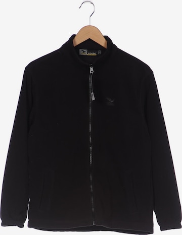 SALEWA Sweatshirt & Zip-Up Hoodie in M in Black: front