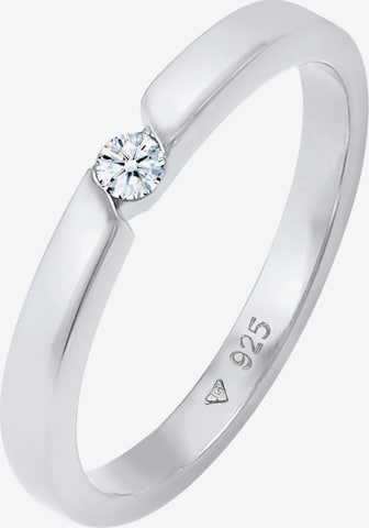 Elli DIAMONDS Ring in Silver: front