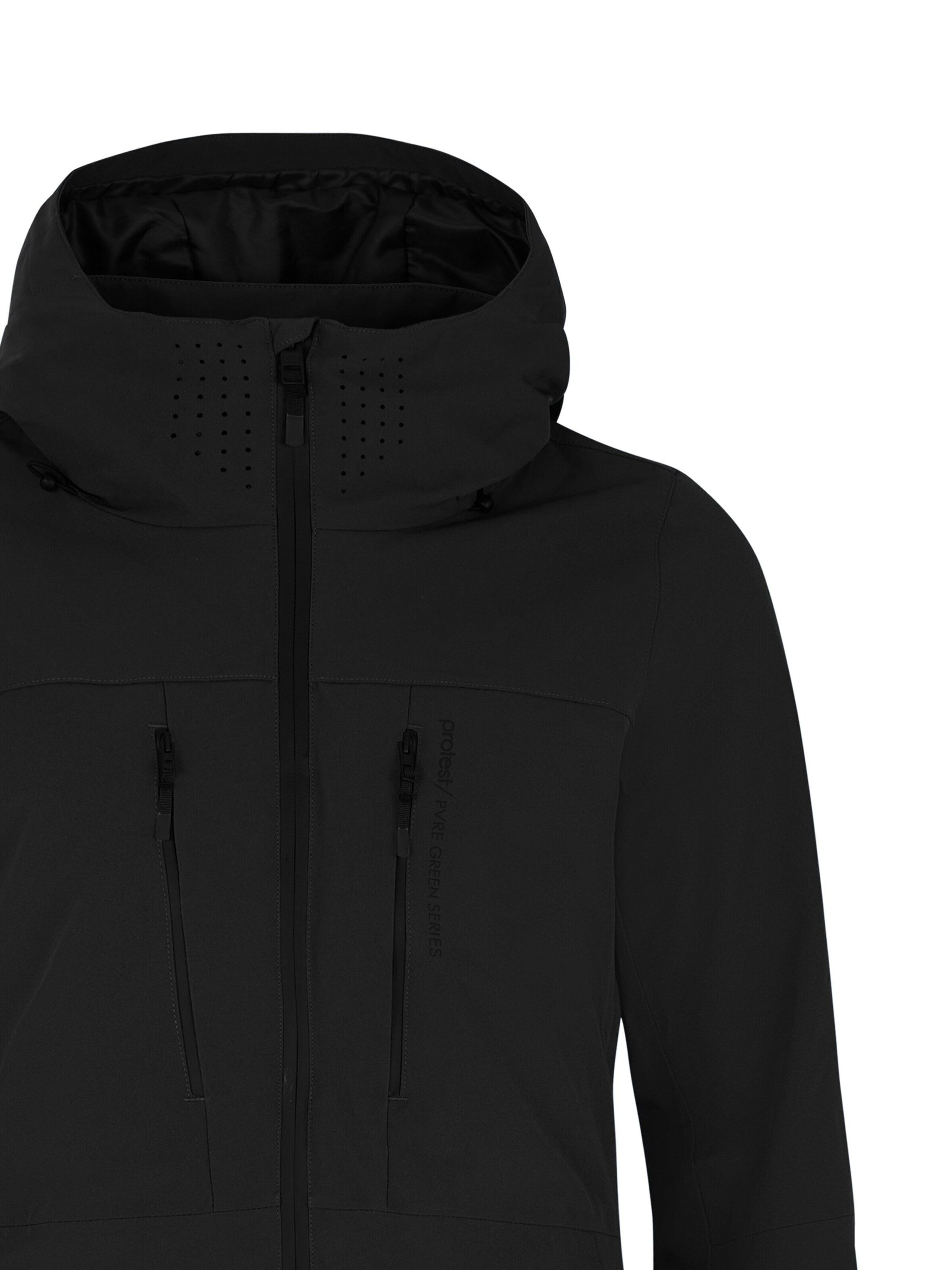 PROTEST Athletic Jacket 'PRTBEVERLY' in Black
