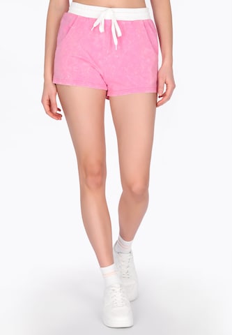 Regular Pantalon myMo ATHLSR en rose : devant