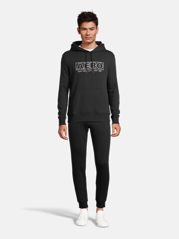 AÉROPOSTALE Sweatshirt 'HERITAGE' in Zwart