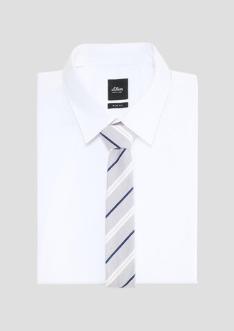 s.Oliver BLACK LABEL Krawatte in Grau