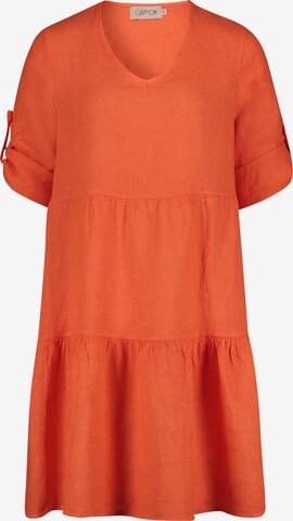 Cartoon Dress in Orange: front