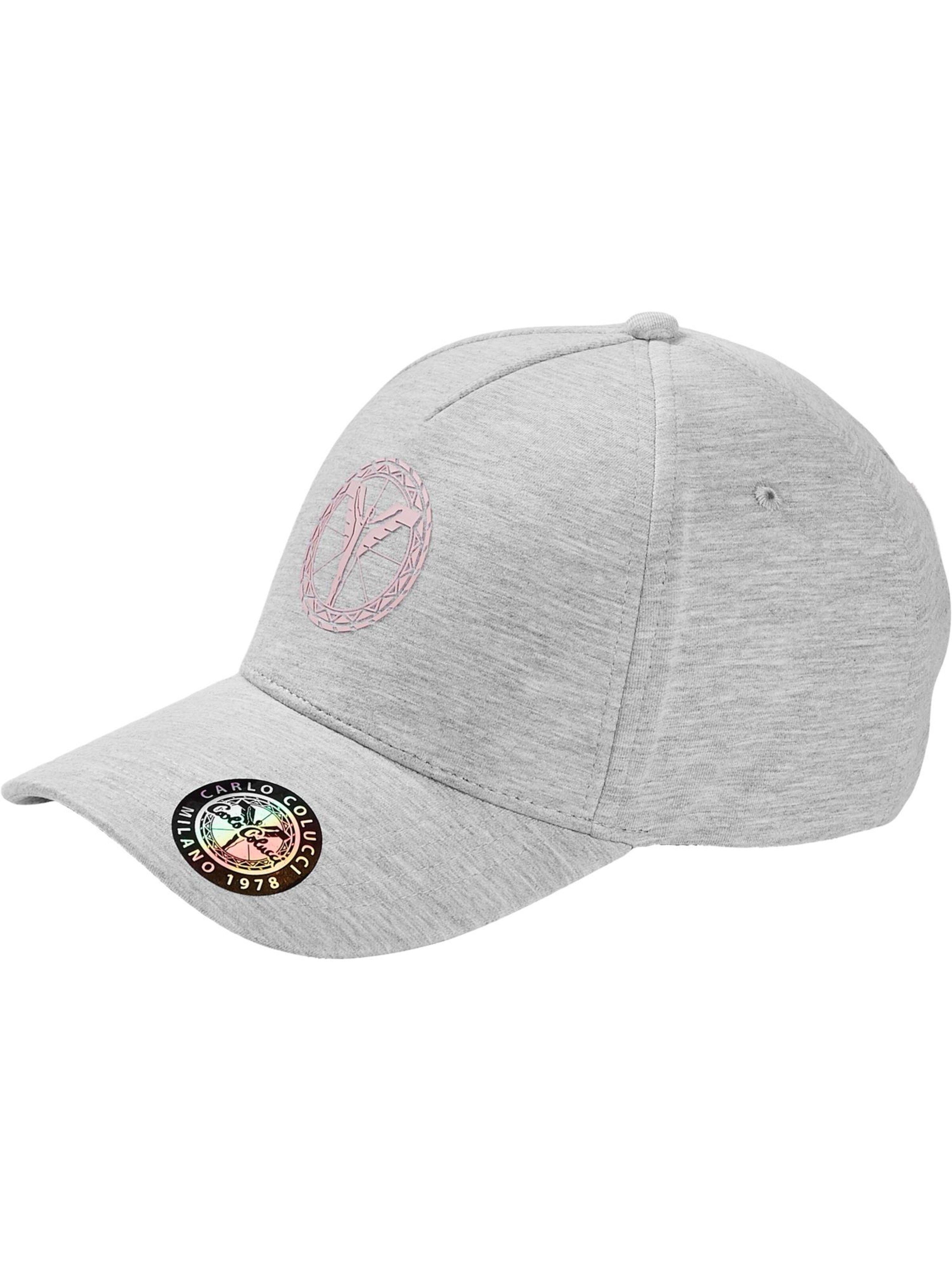 Casquette 'D'Elia' Carlo Colucci en gris : devant