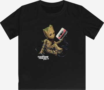 T-Shirt 'Marvel Guardians Of The Galaxy' F4NT4STIC en noir : devant