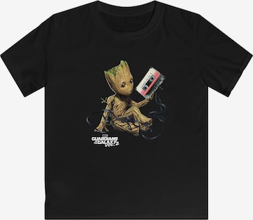 F4NT4STIC Shirt 'Marvel Guardians Of The Galaxy' in Black: front