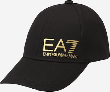 EA7 Emporio Armani Cap in Black: front