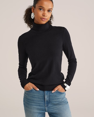 melns WE Fashion Džemperis: no priekšpuses