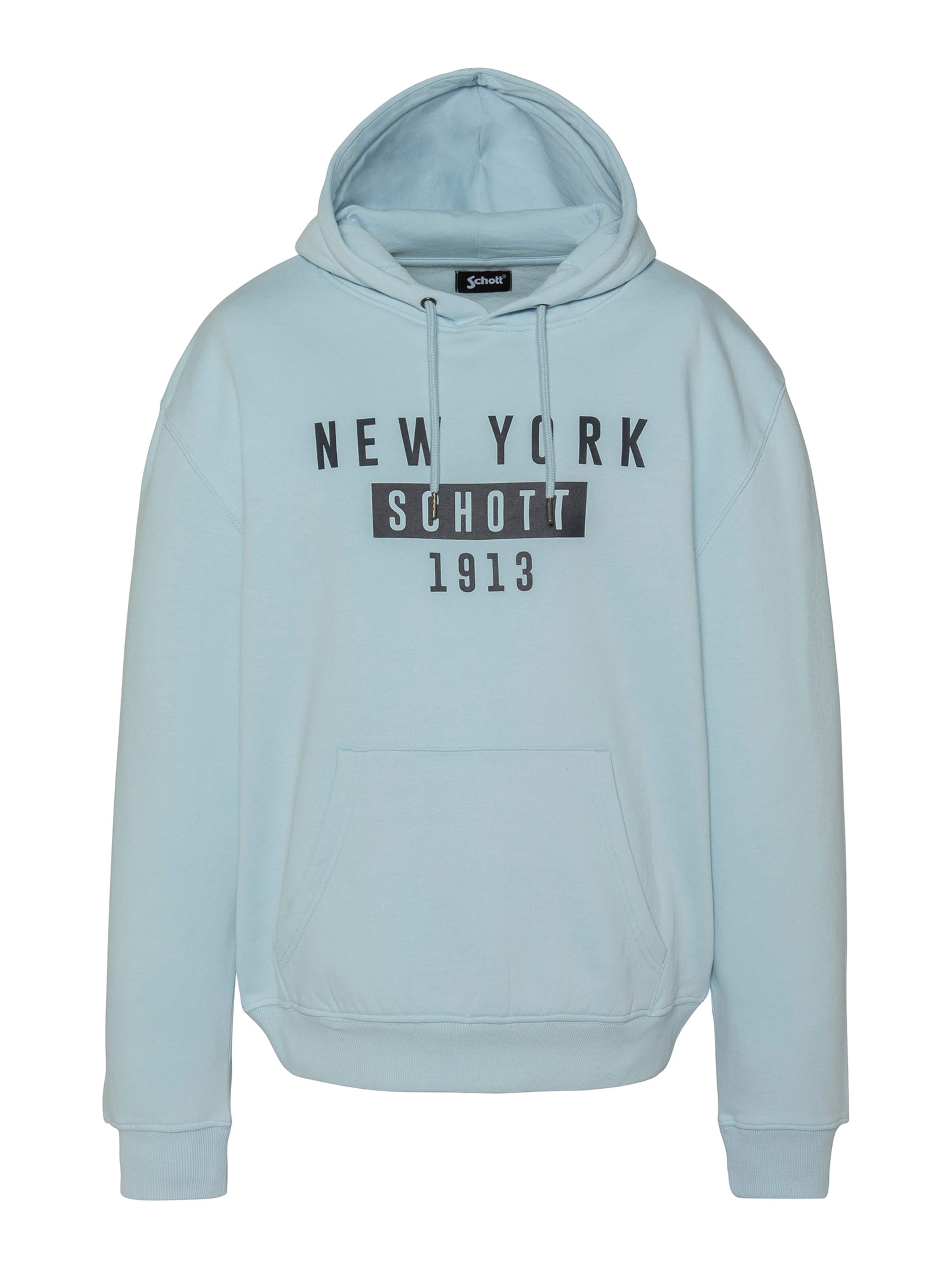 Schott NYC Sweatshirt‌‌‌‌‌‌‌‌‌ in Blau: Vorderseite