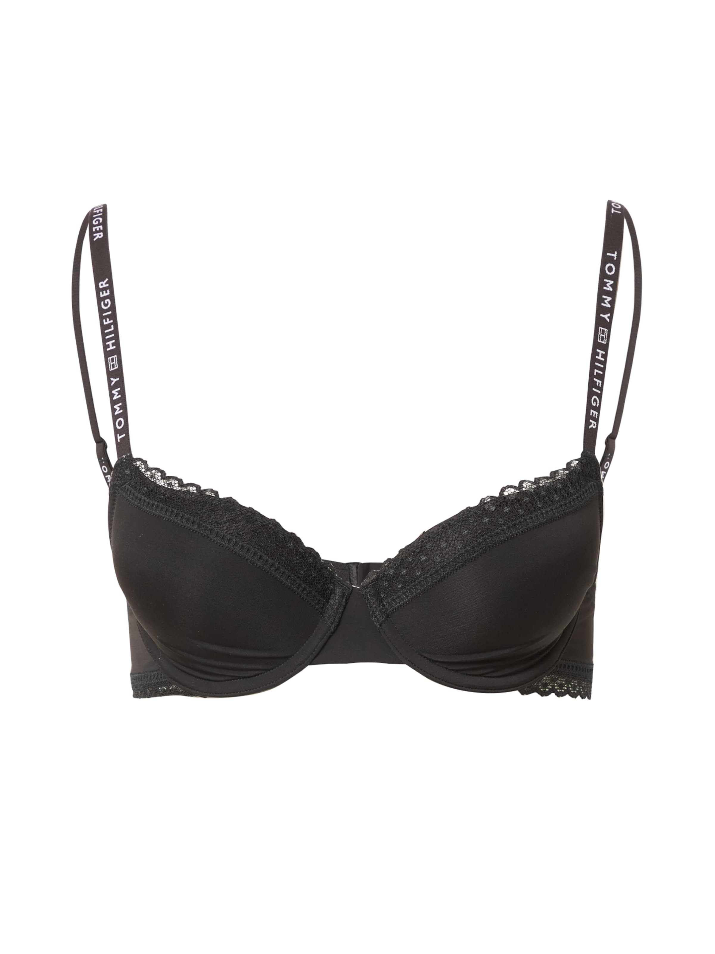 Tommy Hilfiger Underwear T-shirt BH in Zwart: voorkant