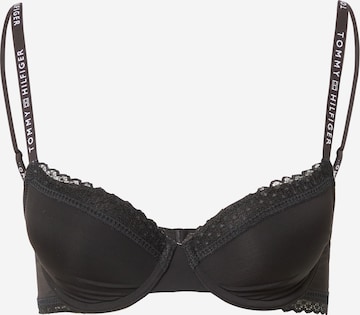 Invisible Soutien-gorge Tommy Hilfiger Underwear en noir : devant