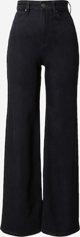 Calvin Klein - Perna larga Calças de ganga em preto: frente