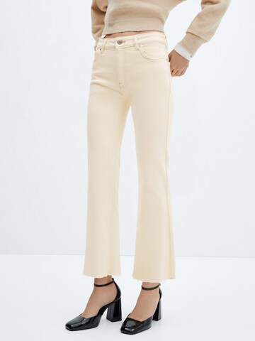 MANGO regular Jeans 'SIENNA' i hvid: forside